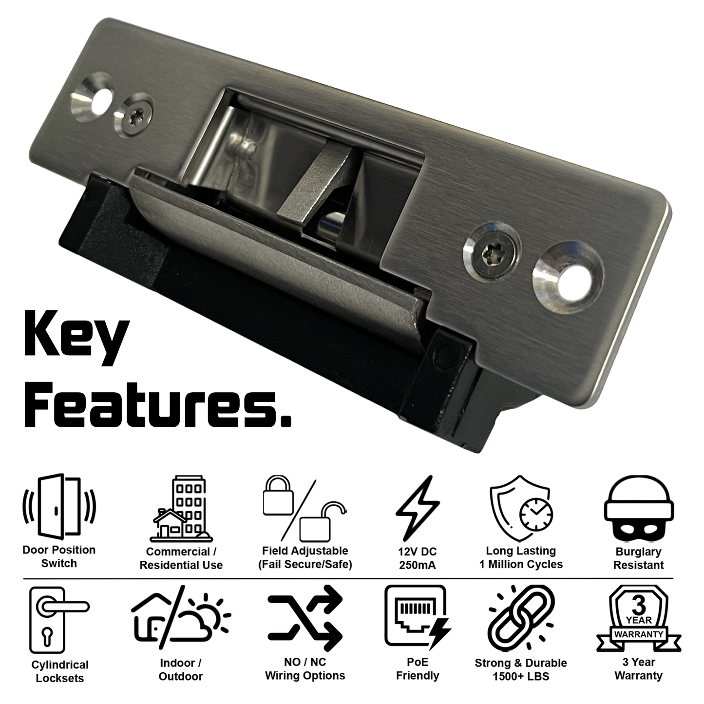 Electric Door Strike | 12VDC