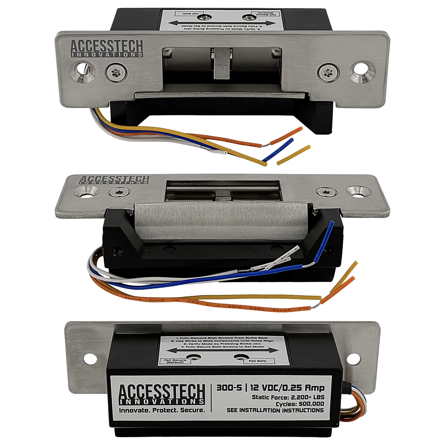 Electric Door Strike with Door Position Switch | 12VDC