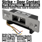 Electric Door Strike with Door Position Switch | 12VDC